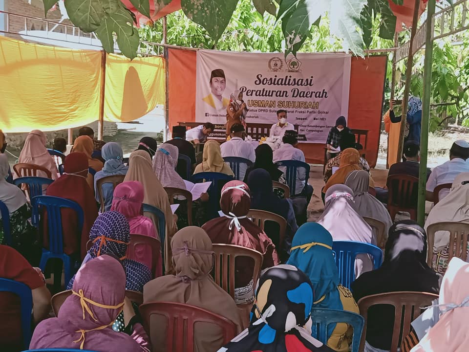 Foto: Wakil Ketua DPRD Sulbar Gelar Sosialisasi Perda di Campalagian